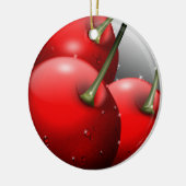 Décoration En Céramique Cerises avec gouttes de ragoût (Gauche)