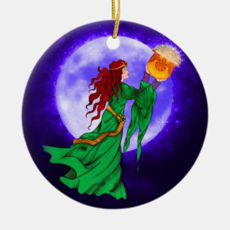 Décoration En Céramique Cerridwen Celtic Wiccan Yule