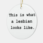 Décoration En Céramique C'est à quelle lesbienne ressemble (Gauche)