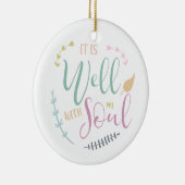 Décoration En Céramique c'est bien avec ma foi âme chrétienne (Droite)