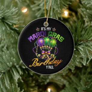 Décoration En Céramique C'est la fête de l'anniversaire de My Mardi Gras