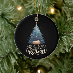 Décoration En Céramique C'est la raison chrétienne religieuse Noël Bible