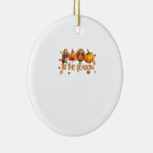 Décoration En Céramique C'Est La Saison Basset Hound Chien Chute Thanksgiv (Droite)