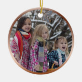 Décoration En Céramique C'est la saison Calligraphie de cuivre Dusty Blue (Devant)