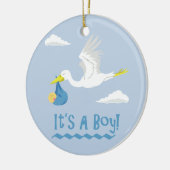 Décoration En Céramique C'est un garçon ! (Gauche)