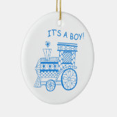 Décoration En Céramique C'est un garçon (Droite)