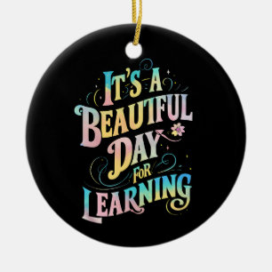 Décoration En Céramique C'est une belle journée pour apprendre le retour à