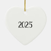 Décoration En Céramique 'C'était la nuit avant l'ornement de Noël (Dos)