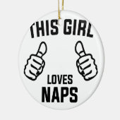 Décoration En Céramique Cette fille aime des petits sommes (Gauche)