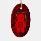Décoration En Céramique Chakra Buddies : Root Chakra (Droite)