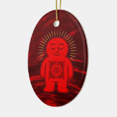 Décoration En Céramique Chakra Buddies : Root Chakra (Gauche)