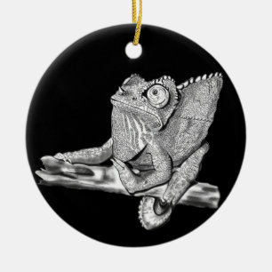 Décoration En Céramique Chameleon féminin de Jackson