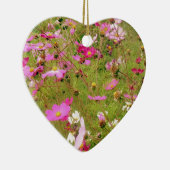 Décoration En Céramique Champ De Fleurs Roses (Droite)