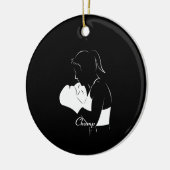 Décoration En Céramique Champ Femme Boxer (Gauche)