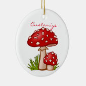 Décoration En Céramique Champignons Amanita Rouge Thunder_Cove (Droite)