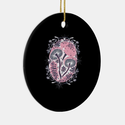 Décoration En Céramique Champignons Whimsigoth Art Design Classique (Droite)