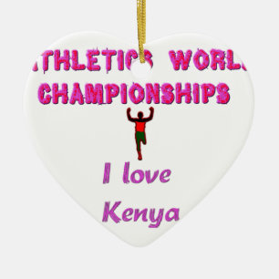 Décoration En Céramique Champions du monde du sport du Kenya.png