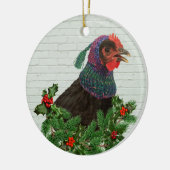 Décoration En Céramique Chanter du poulet (Gauche)