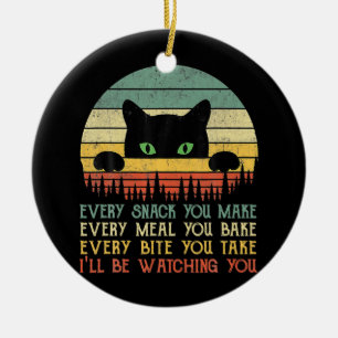 Décoration En Céramique Chaque Snack Vous Faites Chat Drôle Chat Maman Cha