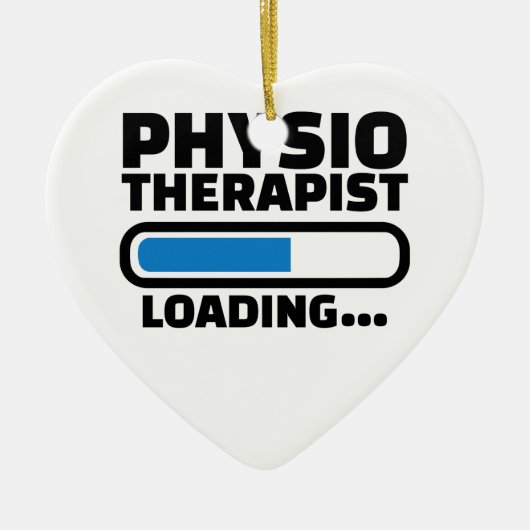 Décoration En Céramique Chargement de physiothérapeute (Devant)