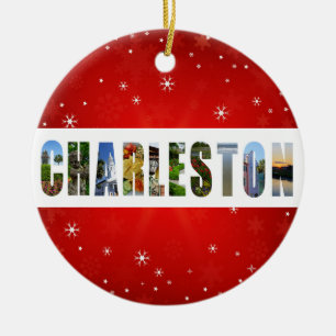 Décoration En Céramique Charleston en Caroline du Sud Photos de Noël