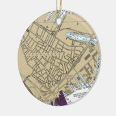 Décoration En Céramique Charlestown Boston MA Graphique (Gauche)