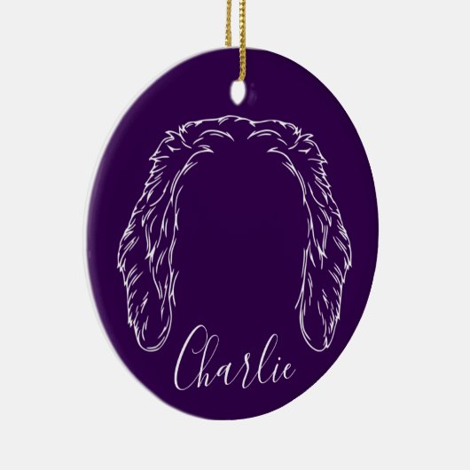 Décoration En Céramique Charlie Ornament (Paw Prints) (Droite)