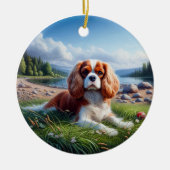 Décoration En Céramique Charming Cavalier King Charles Spaniel Keepsake (Devant)