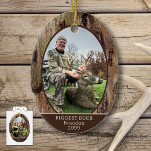 Décoration En Céramique Chasse camouflage 2 Photos Personnalisées