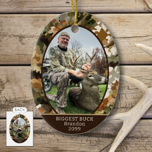 Décoration En Céramique Chasse camouflage une photo personnalisée