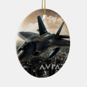 Décoration En Céramique Chasseur à réaction de F-22 Raptor (Droite)