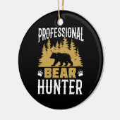 Décoration En Céramique Chasseur professionnel d'ours (Gauche)