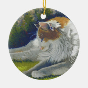 Décoration En Céramique Chat