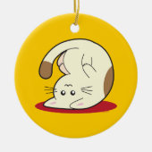 Décoration En Céramique Chat à l'envers (Devant)