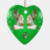 Décoration En Céramique Chat Angora turc (Droite)