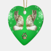 Décoration En Céramique Chat Angora turc (Gauche)