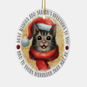 Décoration En Céramique Chat Best Wings | Double face (Droite)