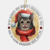 Décoration En Céramique Chat Best Wings | Double face (Gauche)