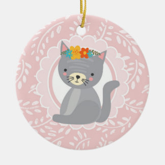 Décoration En Céramique Chat blanc de Cute