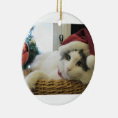 Décoration En Céramique chat de Noël (Droite)