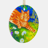 Décoration En Céramique Chat de nuit (Droite)