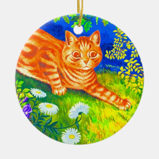 Décoration En Céramique Chat de nuit (Devant)