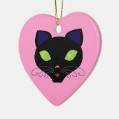 Décoration En Céramique Chat de nuit (Gauche)