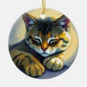 Décoration En Céramique Chat endormi (Devant)