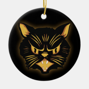 Décoration En Céramique Chat noir
