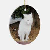 Décoration En Céramique Chat qui fait caca (Droite)
