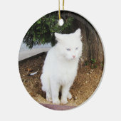 Décoration En Céramique Chat qui fait caca (Gauche)