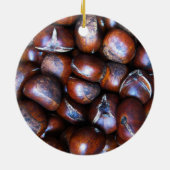 Décoration En Céramique Châtaignes (Dos)