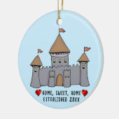 Décoration En Céramique Château de conte de fées (Gauche)