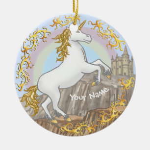 Décoration En Céramique Château de licorne